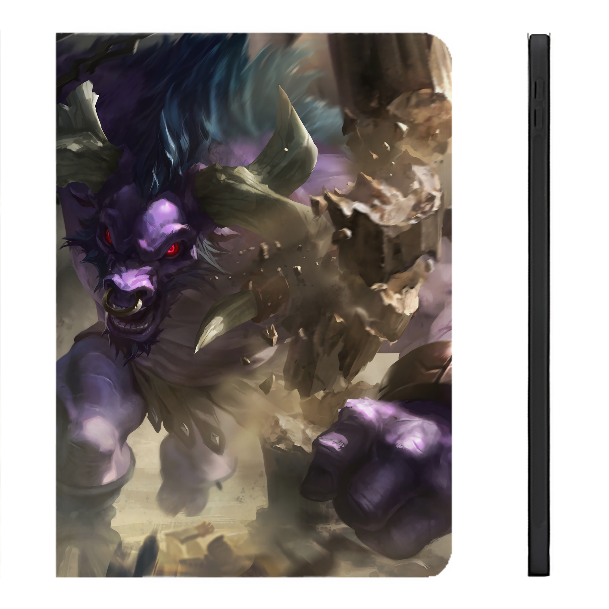 （画像用） リーグ・オブ・レジェンド League of Legends LOL IPadケース ペンホルダー付き ブックスタイルデザイン